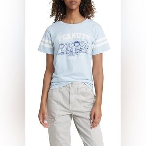 Peanuts Athletic Cotton Graphic‎ T-Shirt Golden Hour Women’s Size Medium